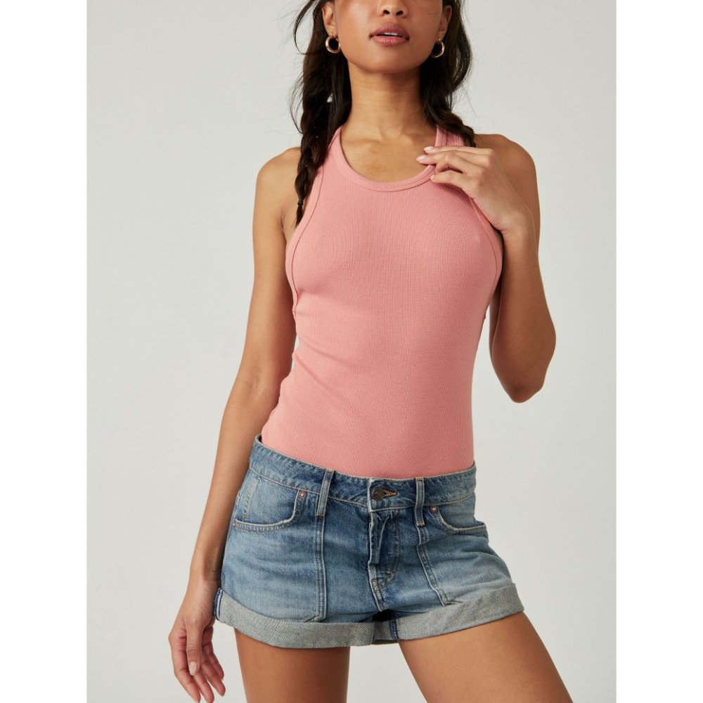 FREE PEOPLE Brexley Bodysuit / Canyon Crush - Picture 2 of 6